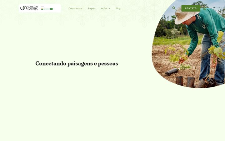 Screenshot of corredorcaipira.com.br
