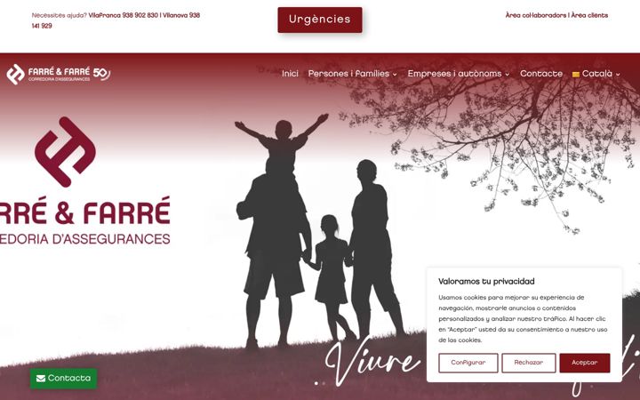 Screenshot of corredoriafarre.com