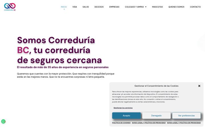 Screenshot of correduriabc.com