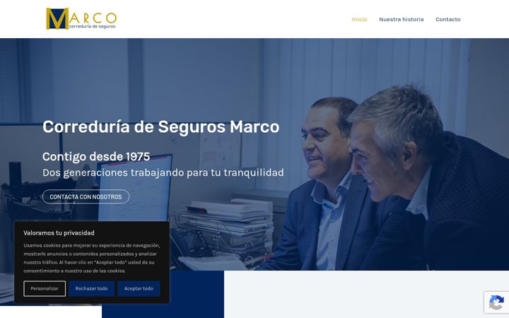 Screenshot του correduriamarco.es