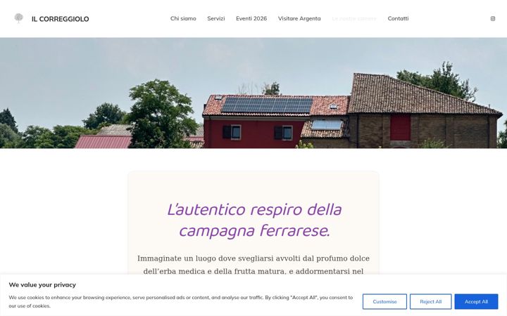 Ekrano kopija correggiolo.it