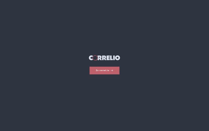 Screenshot of correlio.de