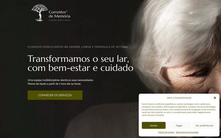 Screenshot of correntes.pt