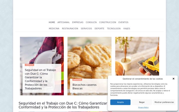 Screenshot of correonews.es