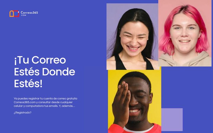 Screenshot of correos365.com