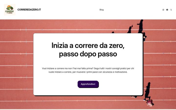 Screenshot of correredazero.it