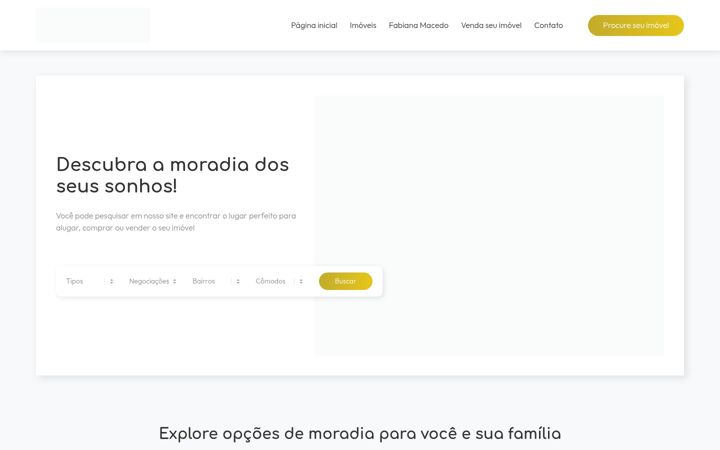 Capture d'écran de corretorafabianamacedo.com.br