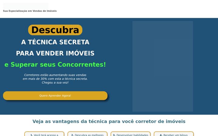 Screenshot of corretormaster.com.br