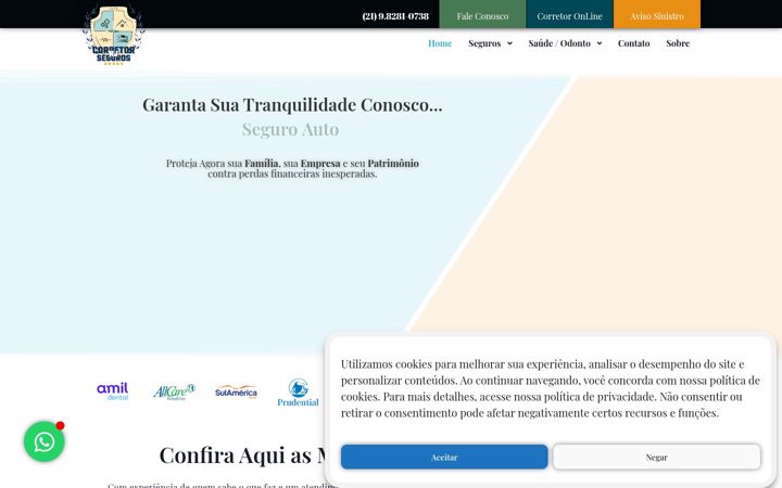 Snímek obrazovky corretorsegurosrj.com.br