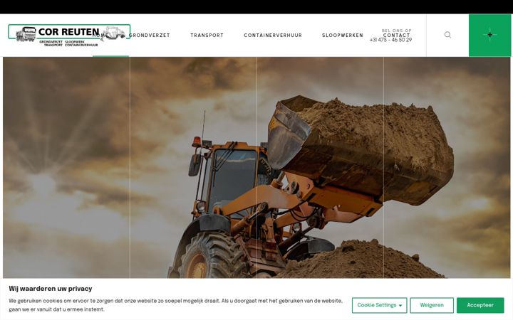 Screenshot of correuten.nl