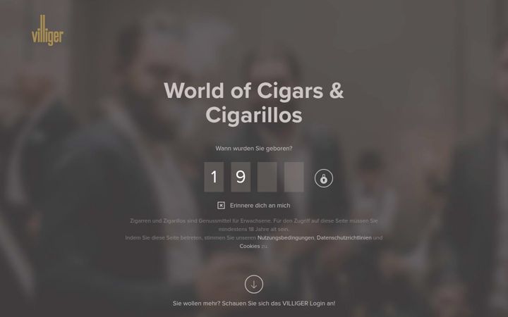 Screenshot of corrida-cigars.com
