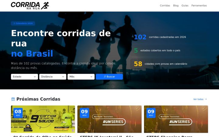 Screenshot of corridanarua.com