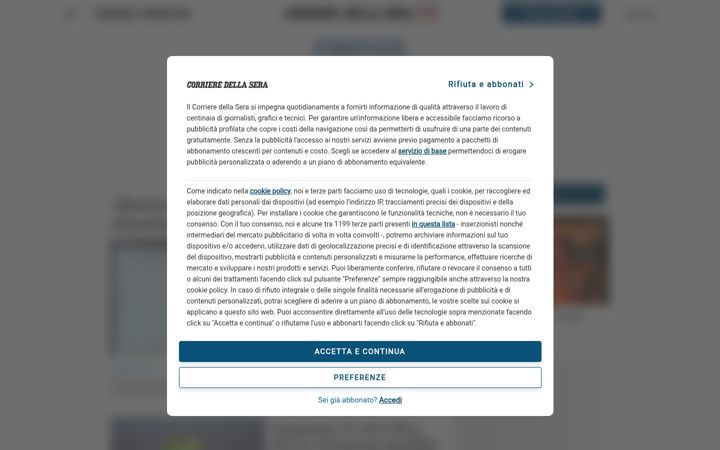 Skärmbild av corrierefiorentino.corriere.it