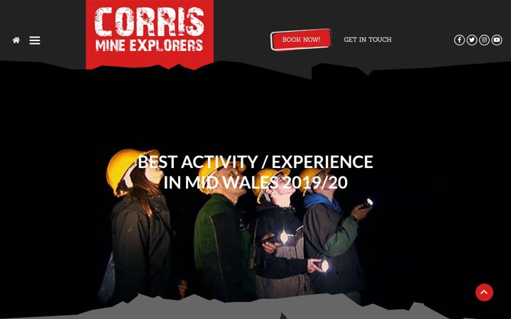 Screenshot of corrismineexplorers.co.uk