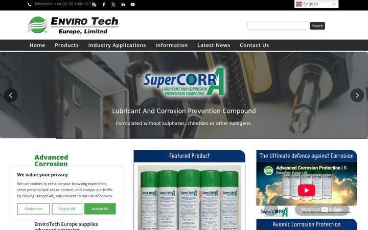 Screenshot of corrosion-protect.com