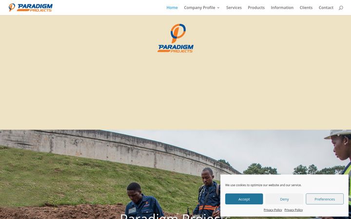 Screenshot of corrosion.co.za