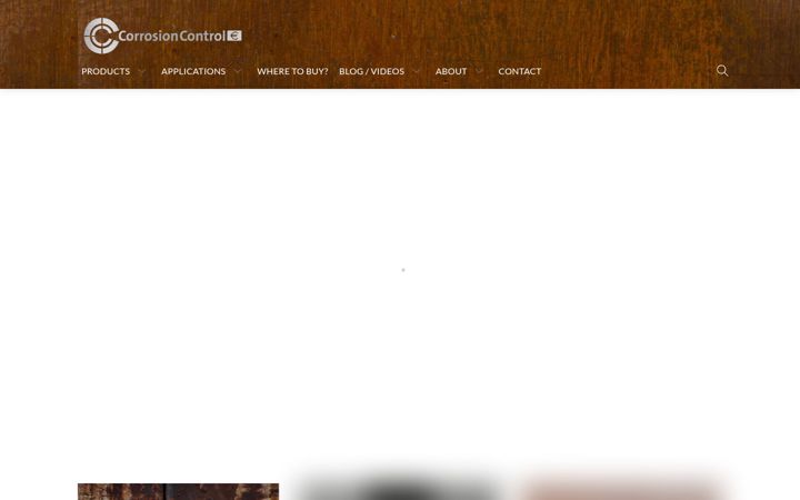 Екранна снимка на corrosionx.eu