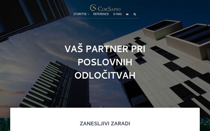 Screenshot of corsapio.com