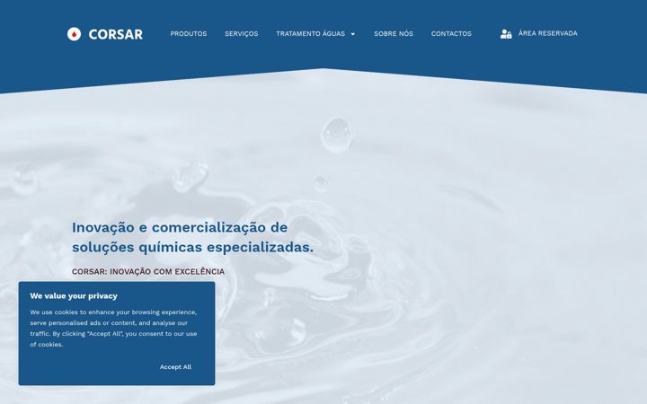 Screenshot of corsar.pt