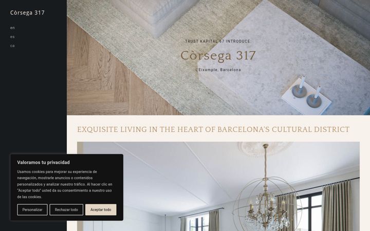 Screenshot of corsega317.com