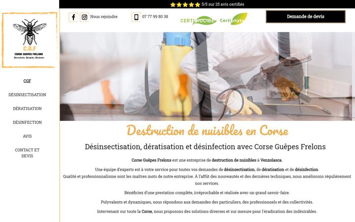 Screenshot of corseguepesfrelons.fr
