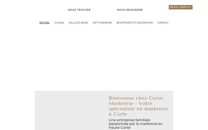 Screenshot of corsemarbrerie.fr
