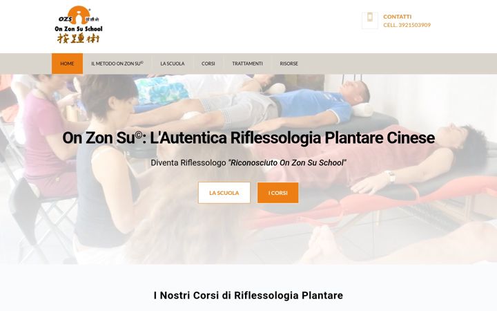 Screenshot of corsi-riflessologia.it