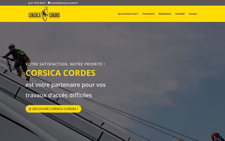 Zrzut ekranu corsica-cordes.fr