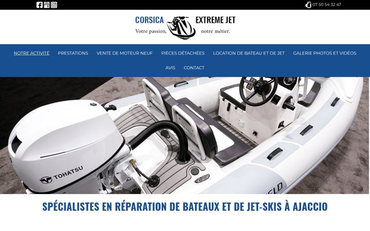 Screenshot of corsica-extreme-jet.fr