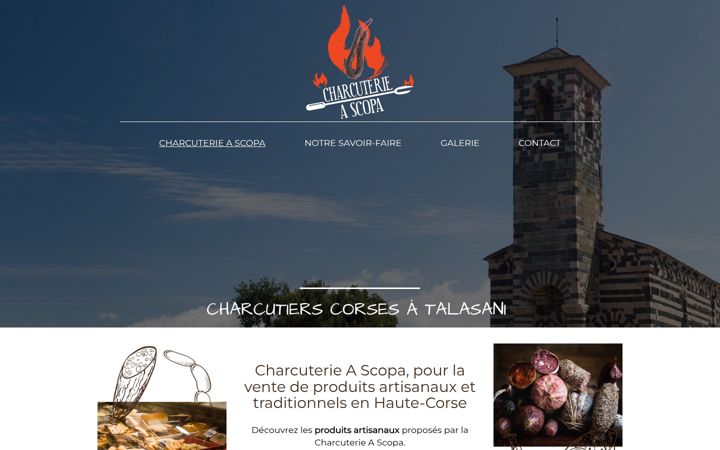 Screenshot of corsicaburger.fr