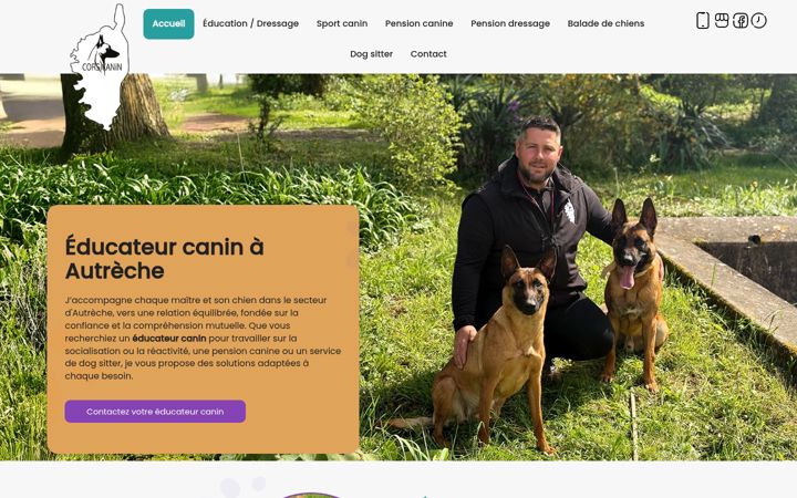 Zrzut ekranu corsicanin.fr