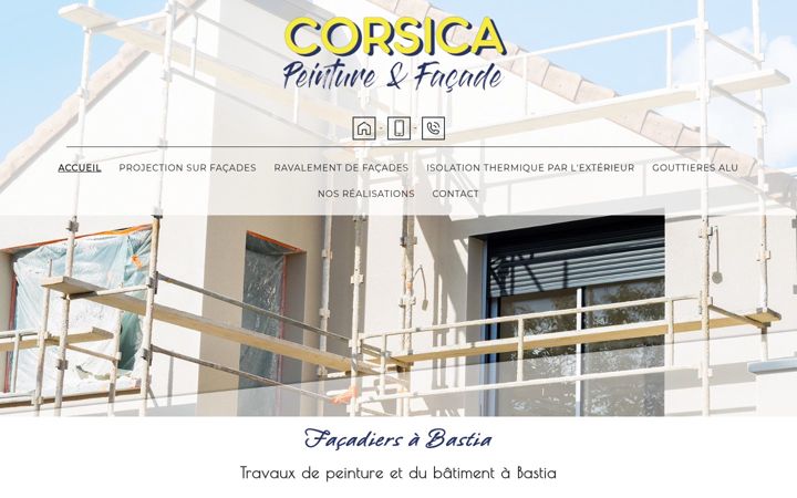 Screenshot of corsicapeintureetfacade.fr