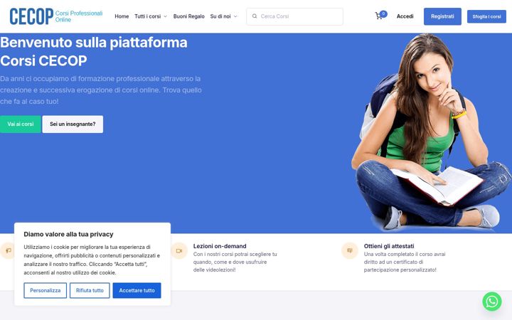 Screenshot of corsicecop.it