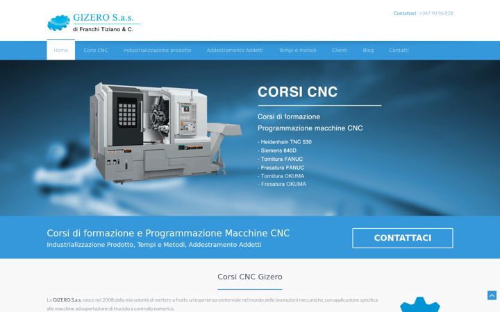 Screenshot of corsicnc.it