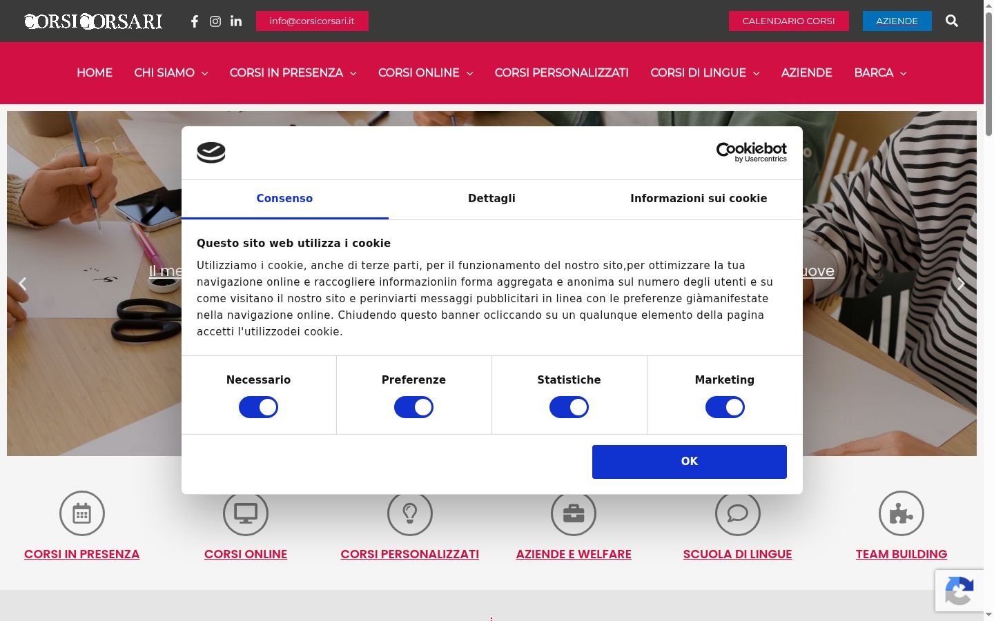 Sutikimo reklamjuostės, rodytos prieš bet kokią sąveiką, ekrano kopija