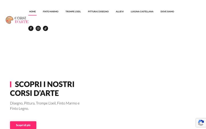 Screenshot ta' corsidarte.it