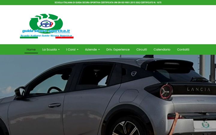 Screenshot of corsiguidasicurasportiva.it