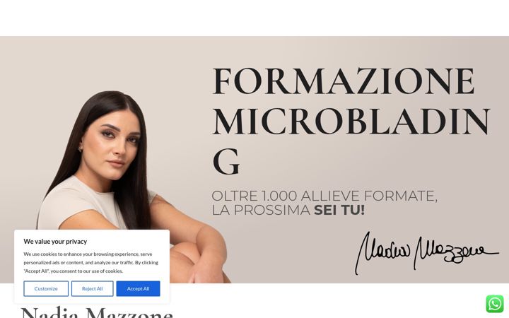 Screenshot of corsimicroblading.info