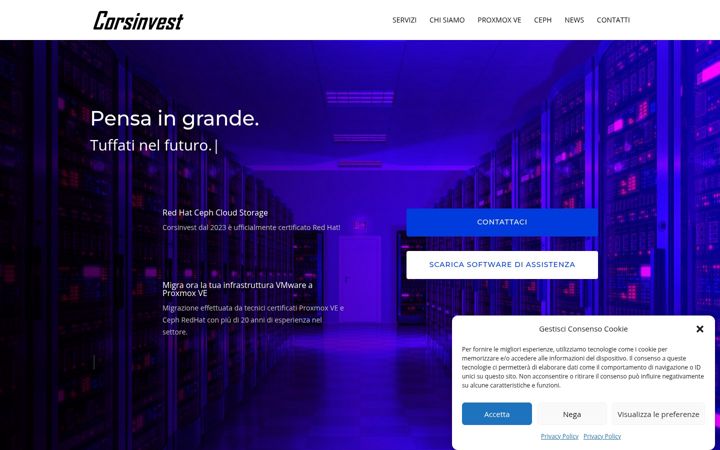 Screenshot di corsinvest.it