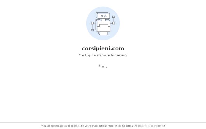 Screenshot of corsipieni.com