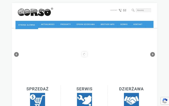 Screenshot of corso.com.pl