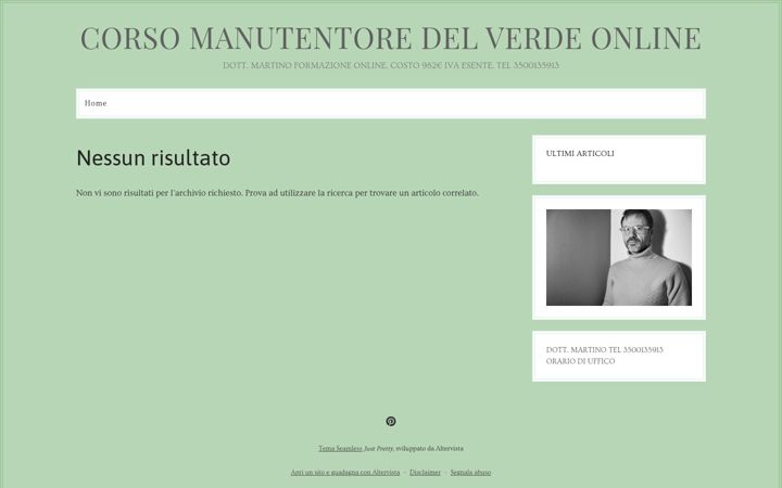 Screenshot of corsomanutemtoredelverde.altervista.org