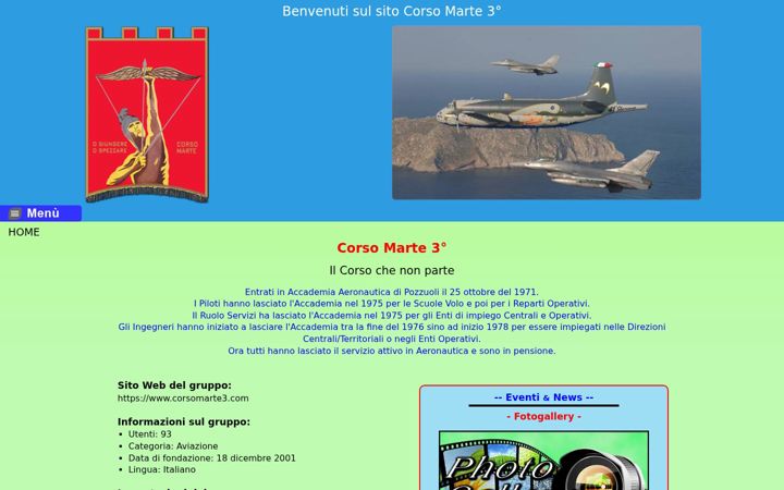 Screenshot of corsomarte3.com