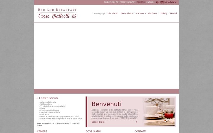 Screenshot of corsomatteotti62.com