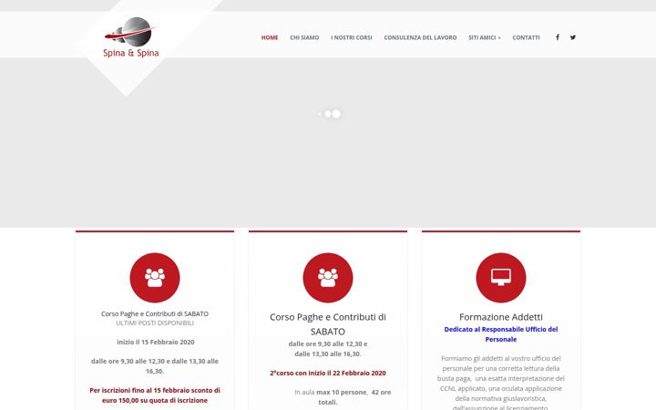 Screenshot of corsopagheecontributi.org