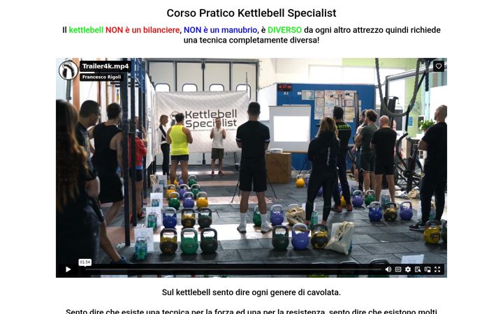 Screenshot di corsopraticokettlebellspecialist.it