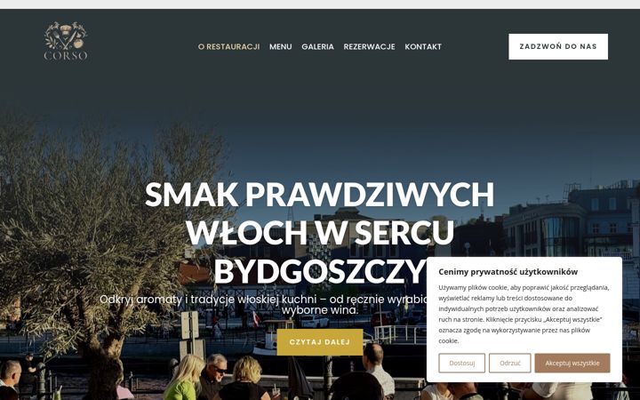 Screenshot of corsoristorante.pl