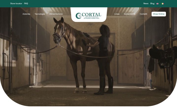 Екранна снимка на cortalhorse.it