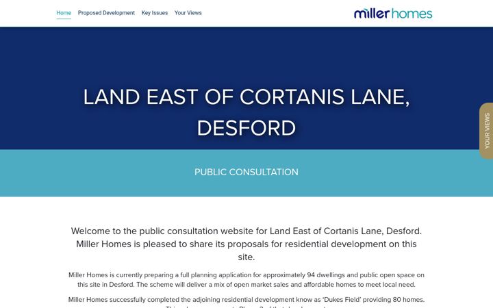 Screenshot of cortanislane.co.uk