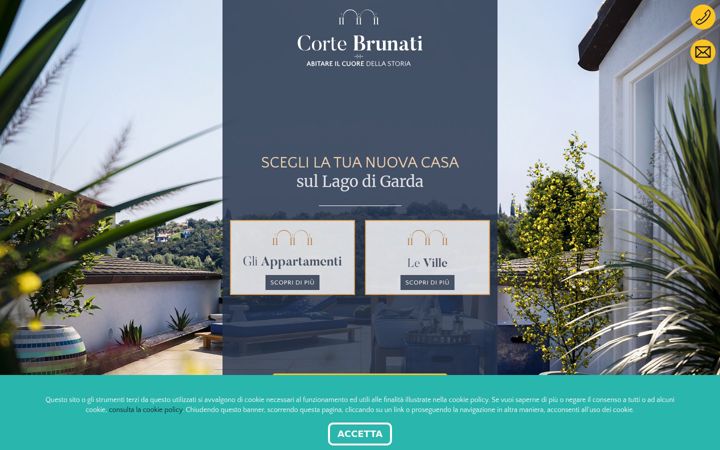 Screenshot of cortebrunati.it